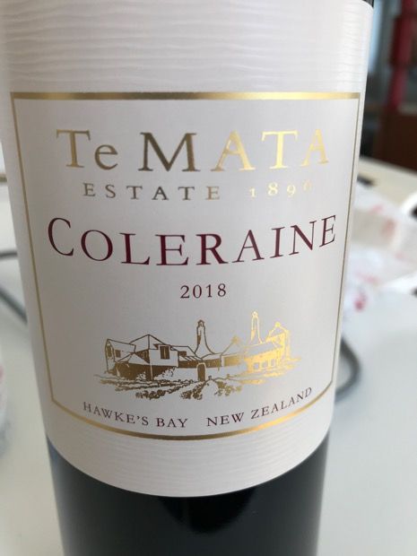 2018 Te Mata Estate Coleraine - CellarTracker