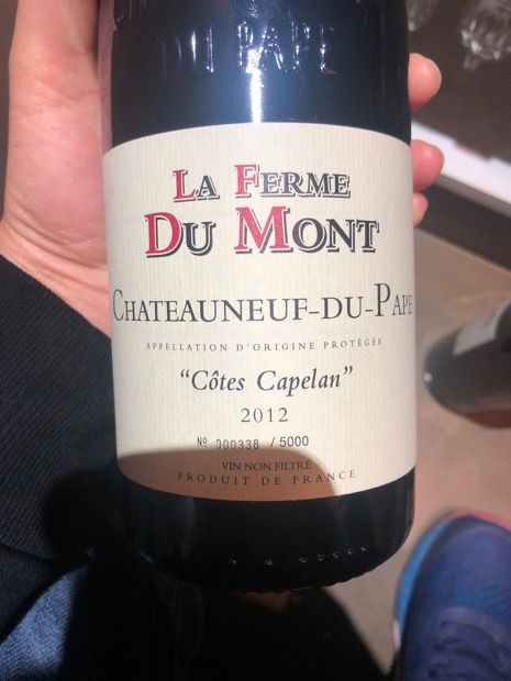 La Ferme Du Mont Châteauneuf-du-Pape La Ferme du Mont Châteauneuf-du-Pape Capelan Rouge 2019