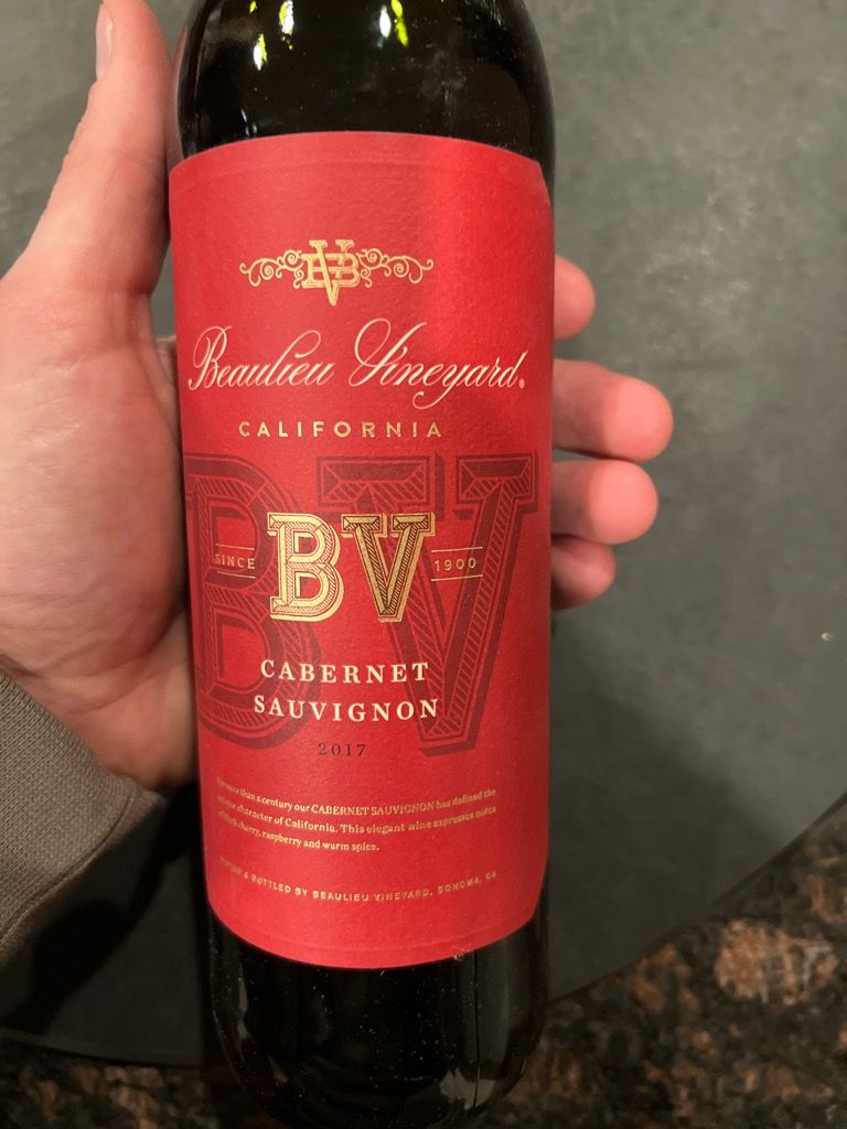 2016 Beaulieu Vineyard Cabernet Sauvignon BV, USA, California ...