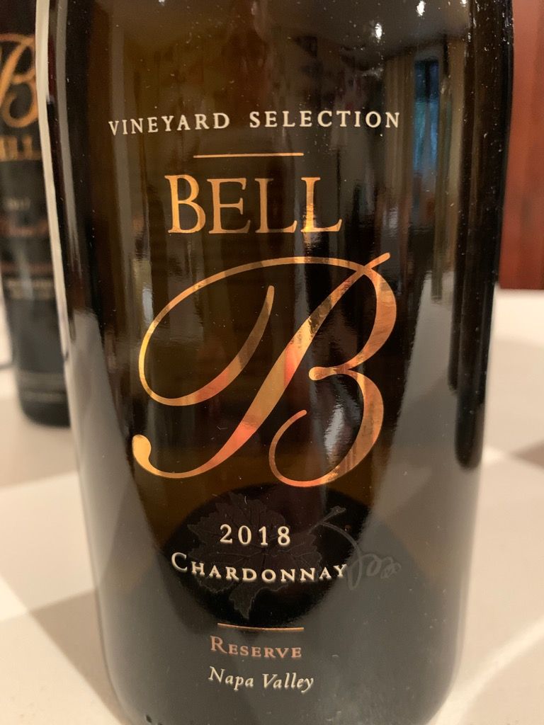 2018 Bell Wine Cellars Chardonnay Reserve, USA, California, Napa Valley