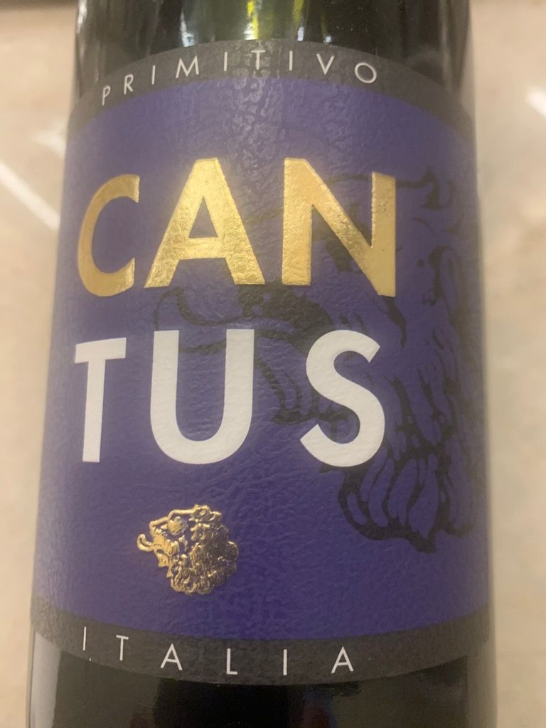 Cantus italian red wine
