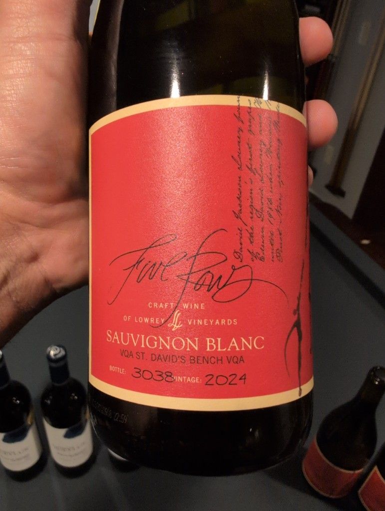 2025 Five Rows Sauvignon Blanc Lowrey Vineyards, Canada, Ontario ...