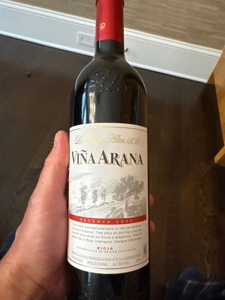 2005 La Rioja Alta Rioja Viña Arana Reserva - CellarTracker