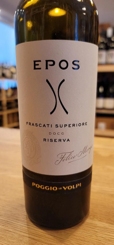 2018 Poggio Le Volpi Frascati Superiore Riserva Epos Italy Latium