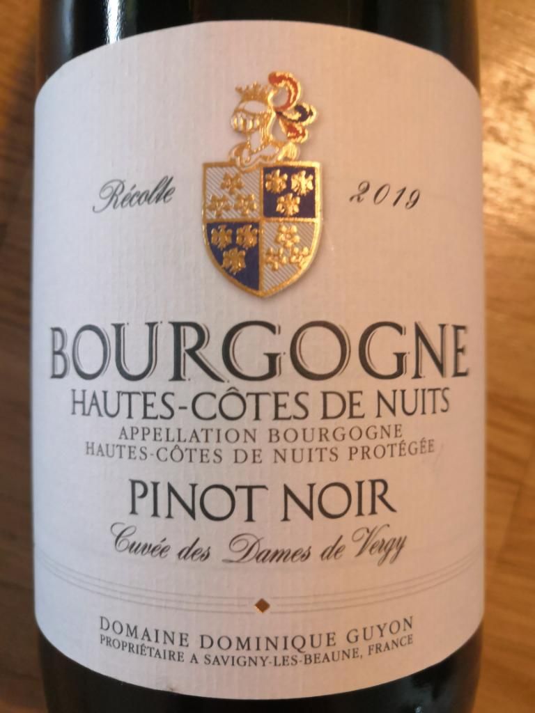 2009 Dominique Guyon Bourgogne Hautes-Côtes de Nuits Les Dames de