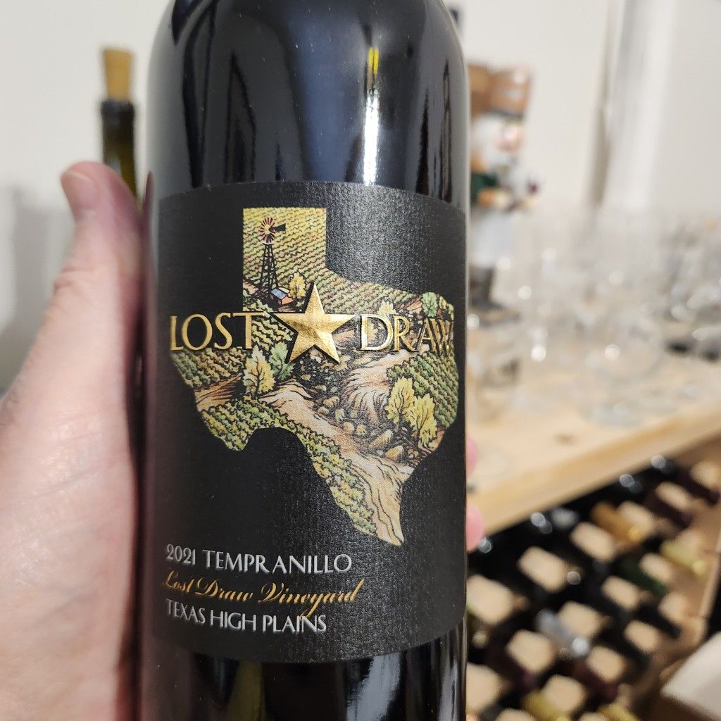 2021 Lost Draw Cellars Tempranillo Farmhouse Vineyards, USA, Texas ...