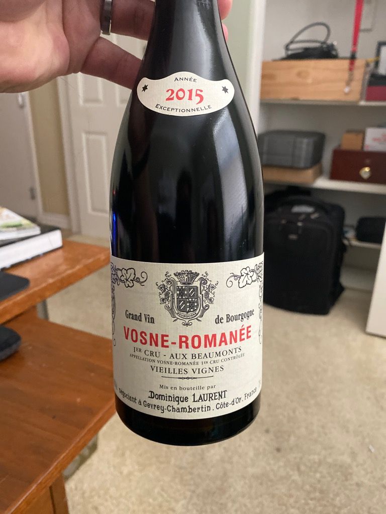 2015 Dominique Laurent Vosne-Romanée 1er Cru Les Beaumonts