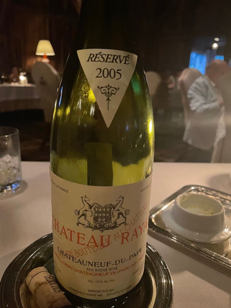 シャトーラヤス　フォンサレット ブラン　2005 Rayas 2005 Château Rayas 