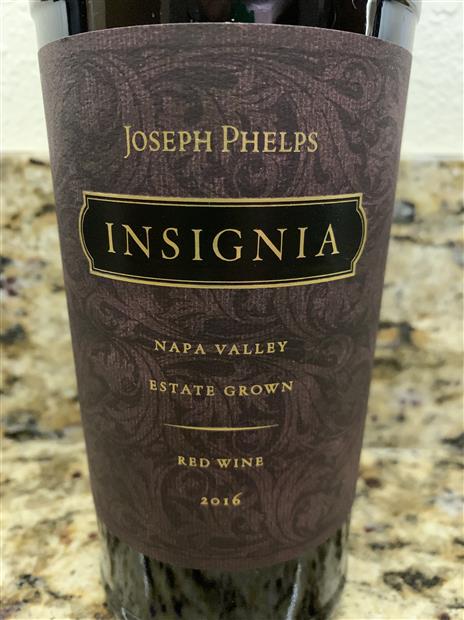 Joseph Phelps Vineyards : Insignia 2016