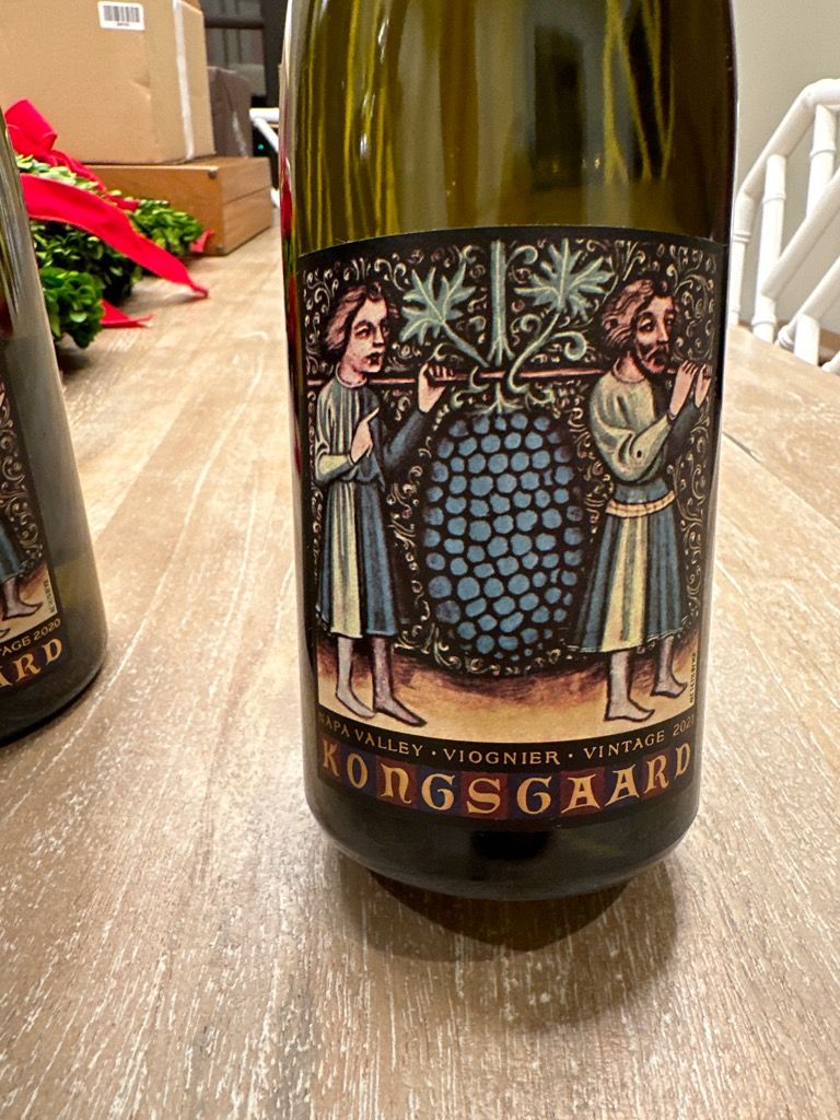 希少 コングスガード ヴィオニエ 2019 2019 Kongsgaard Viognier - CellarTracker