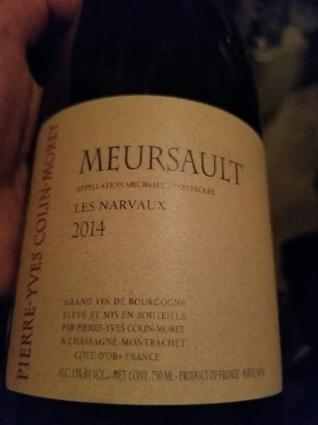 2014 Pierre-Yves Colin-Morey Meursault Les Narvaux - CellarTracker