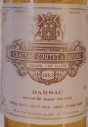 1988 Château Coutet Barsac - CellarTracker