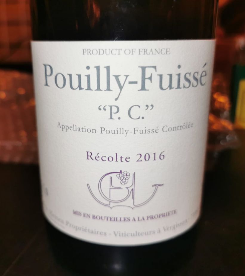 2017 Guffens-Heynen Pouilly-Fuissé Premier Jus des Croux