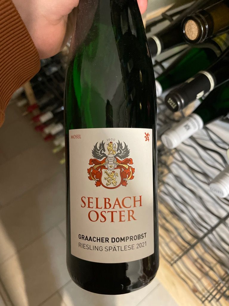 2022 Selbach Oster Graacher Domprobst Riesling Spätlese Germany Mosel