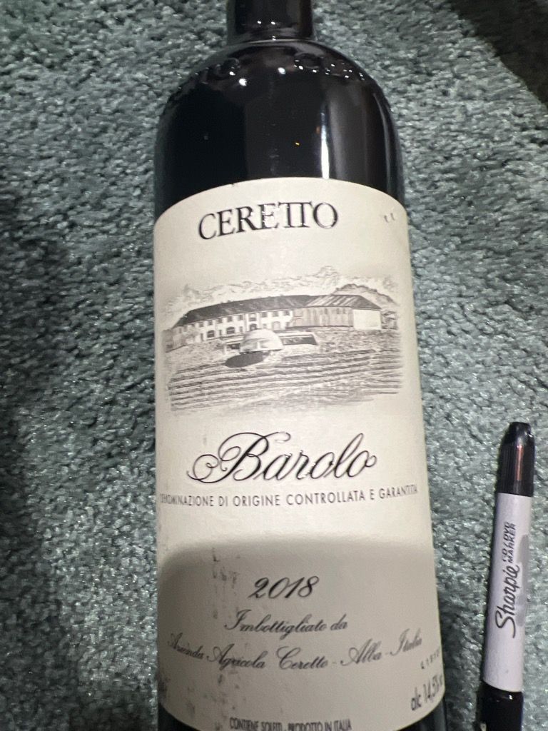 2019 Ceretto Barolo - CellarTracker