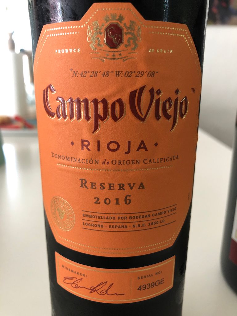 2016 Campo Viejo Rioja Dominio Spain La Rioja Rioja Cellartracker