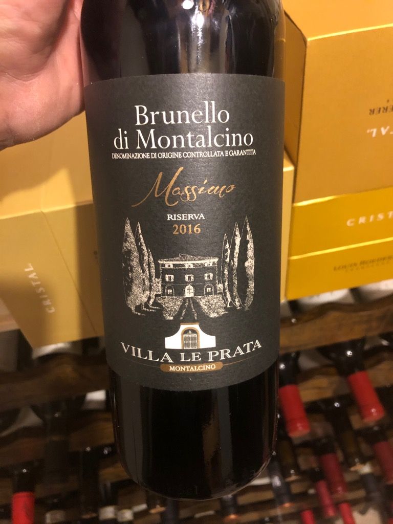 2016 Villa Le Prata Brunello di Montalcino Riserva Massimo, Italy ...