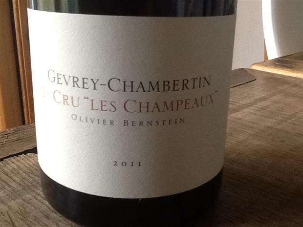 2011 Olivier Bernstein Gevrey-Chambertin 1er Cru Champeaux
