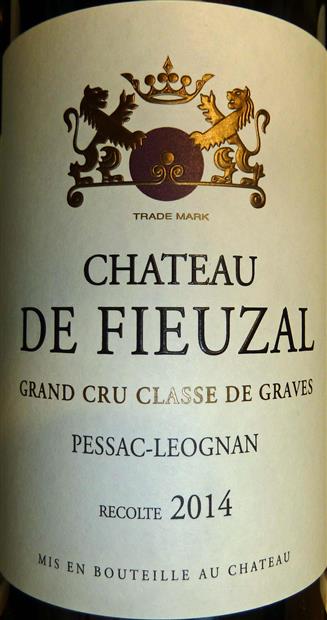 2016 Château de Fieuzal - CellarTracker