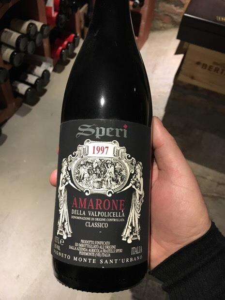 1997 Speri Amarone della Valpolicella Classico Monte Sant'Urbano