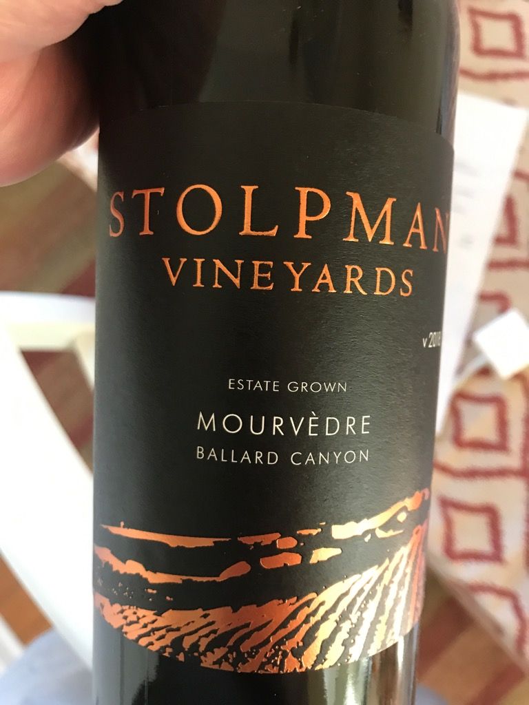 2019 Stolpman Mourvèdre Stolpman Vineyard, USA, California, Central ...