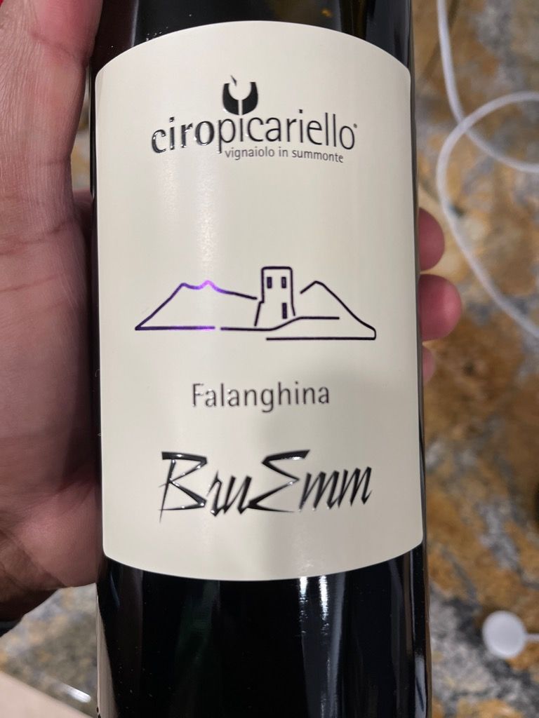 2017 Ciro Picariello Falanghina Bru Emm CellarTracker