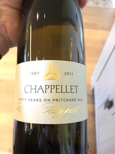 2017 Chappellet Chenin Blanc Usa California Napa Valley