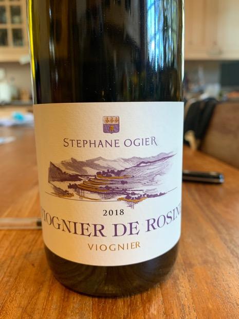 2018 Stéphane Ogier Viognier de Rosine, France, Rhône, Northern Rhône ...