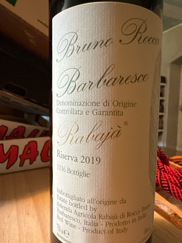 Barbaresco Rabaja Riserva 2013 Bruno Rocca – ISJGHF