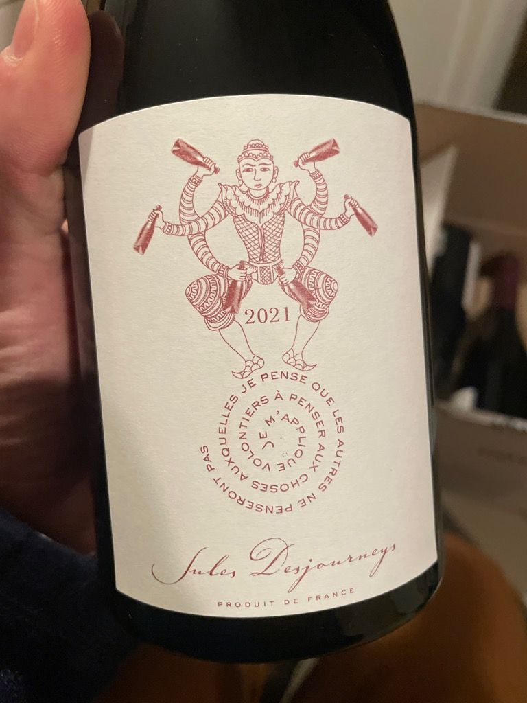 2021 Jules Desjourneys Beaujolais - CellarTracker