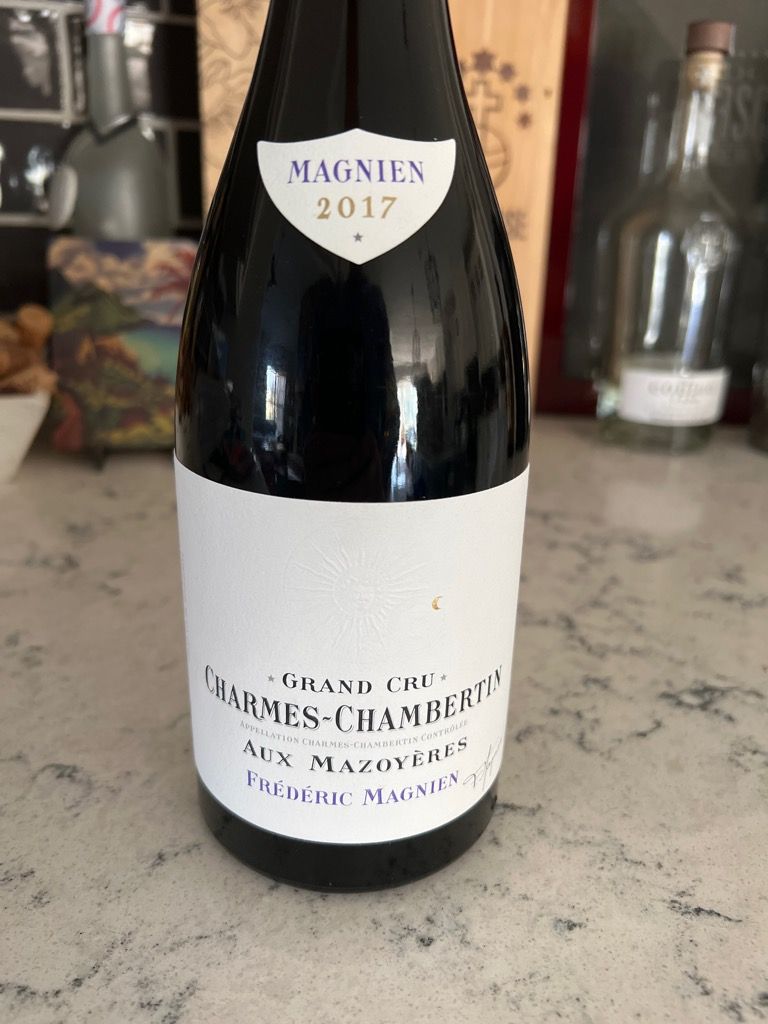 2017 Frédéric Magnien Charmes-Chambertin Les Mazoyeres, France ...