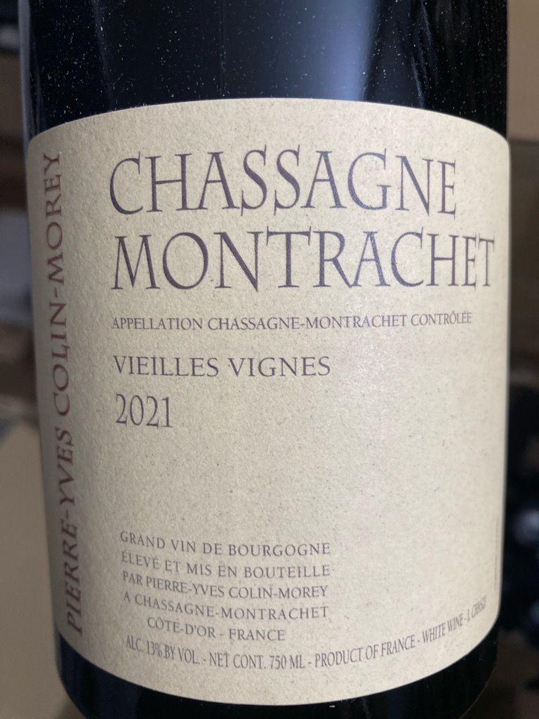 2021 Pierre-Yves Colin-Morey Chassagne-Montrachet Vieilles Vignes