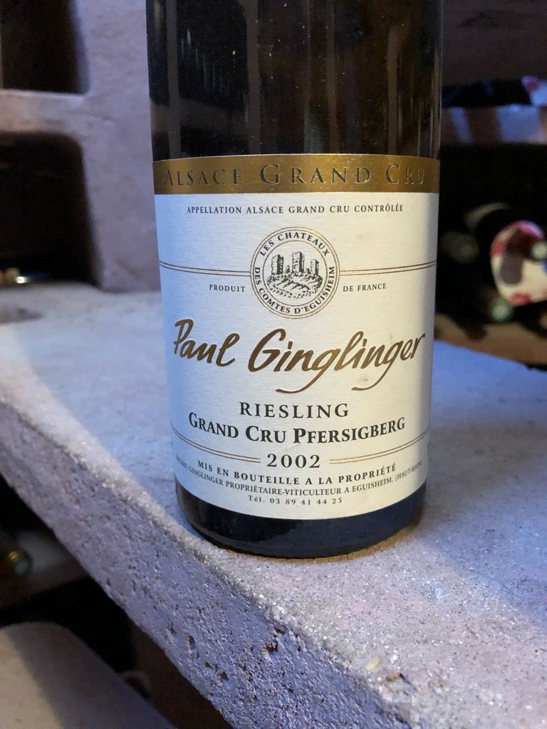 Alsace Grand Cru Riesling Pfersigberg Ortel Vieilles Vignes  - 2017 - Domaine Paul Ginglinger main image 1