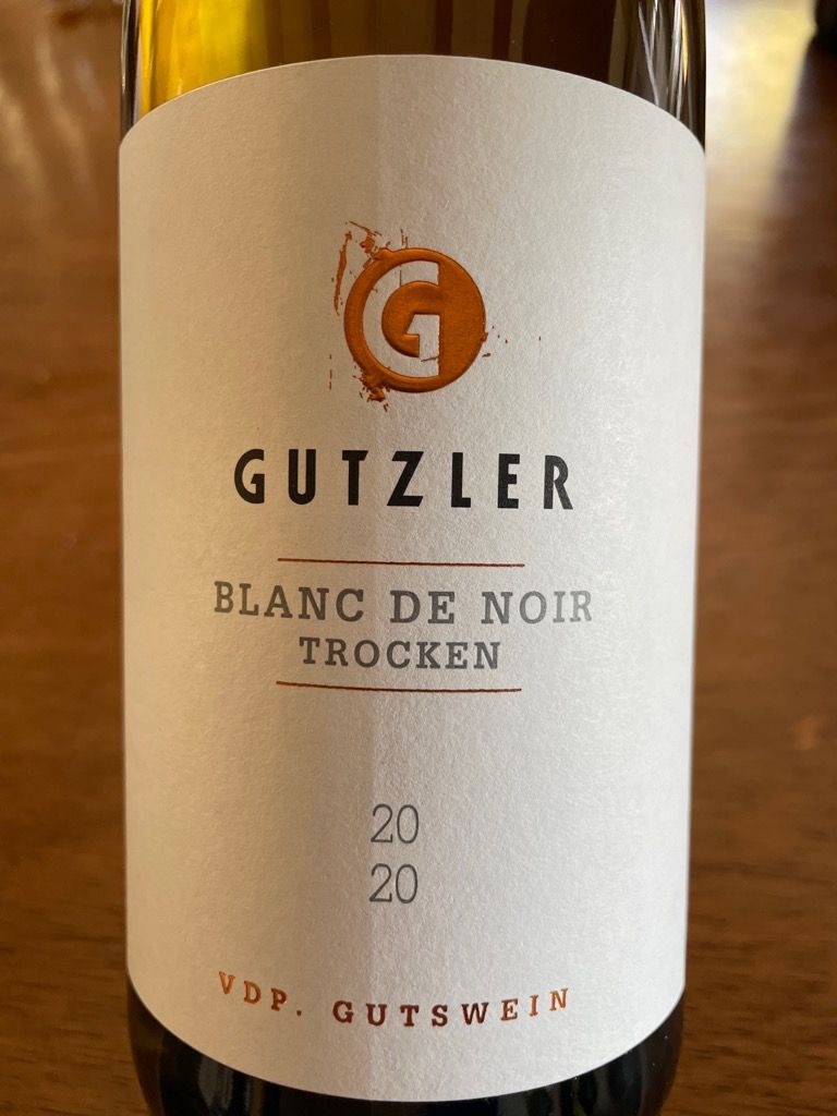 2021 Weingut Gutzler Blanc de Noir CellarTracker