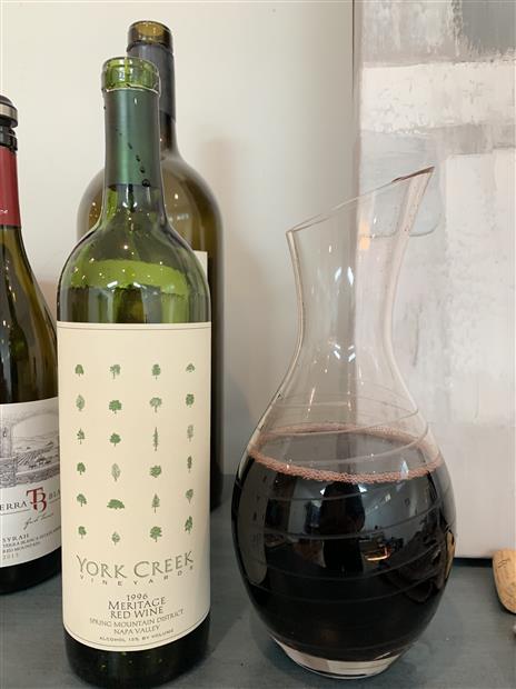 1996 York Creek Vineyards Meritage - CellarTracker