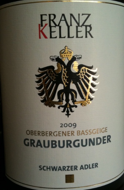 09 Weingut Franz Keller Oberbergener Bassgeige Weissburgunder Schwarzer Adler Germany Baden Cellartracker