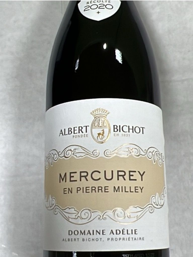 2021 Maison Albert Bichot Mercurey En Pierre Milley Domaine Adélie