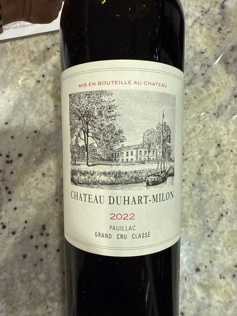 2022 Château Duhart-Milon - CellarTracker