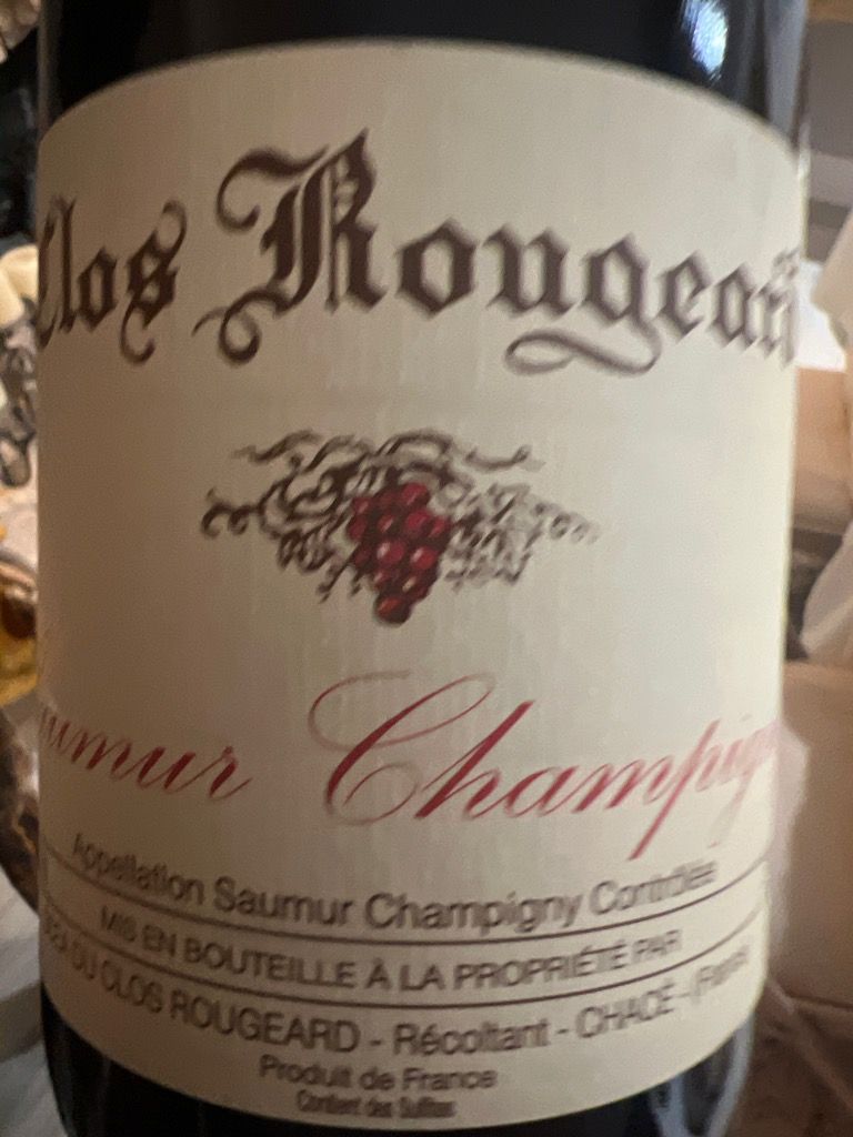2015 Clos Rougeard (Foucault) Saumur-Champigny - CellarTracker