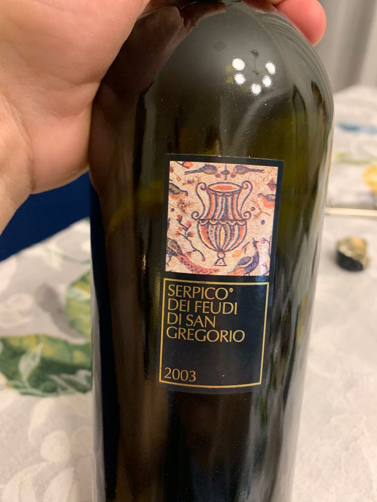 2003 Feudi di San Gregorio Irpinia Serpico - CellarTracker