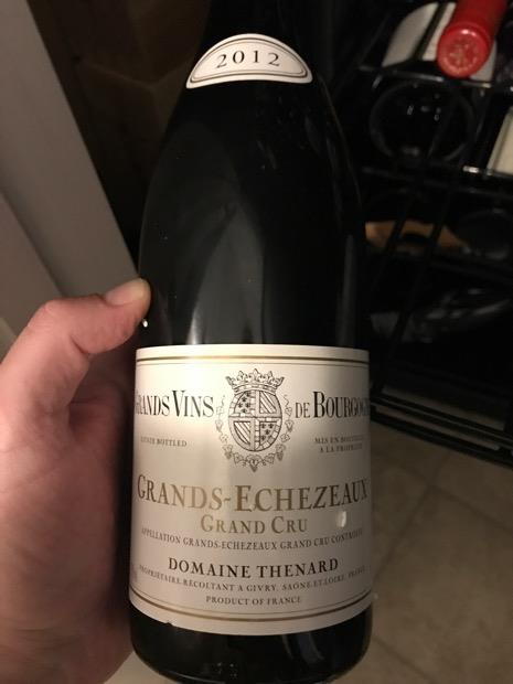 2012 Domaine Thenard Grands-Echezeaux - CellarTracker