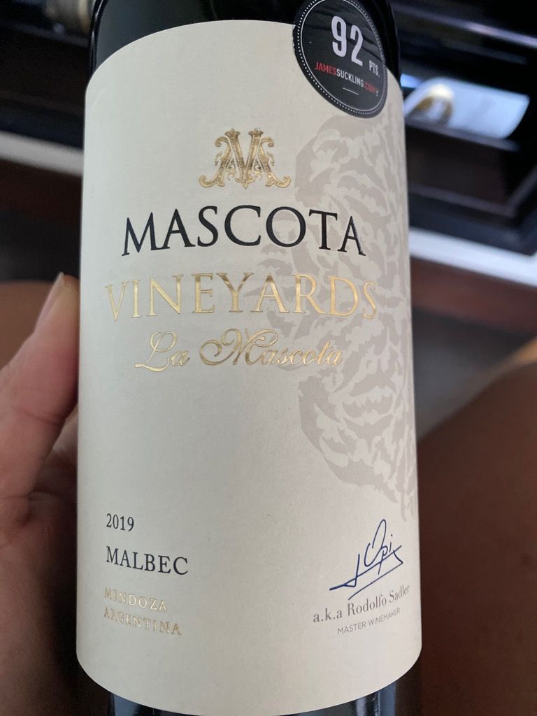 2019 Mascota Vineyards Malbec La Mascota - CellarTracker