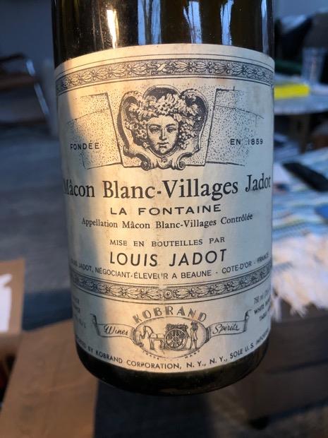 N.V. Louis Jadot Mâcon-Villages La Fontaine - CellarTracker