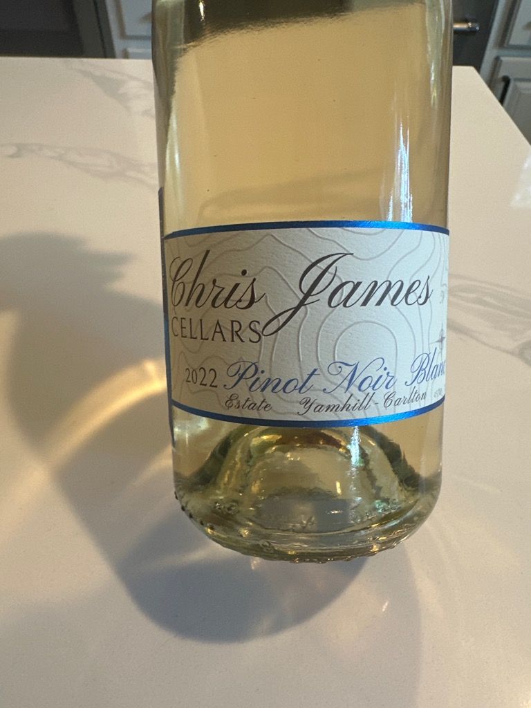 2022 Chris James Cellars Pinot Noir Blanc Chehalem Mountains