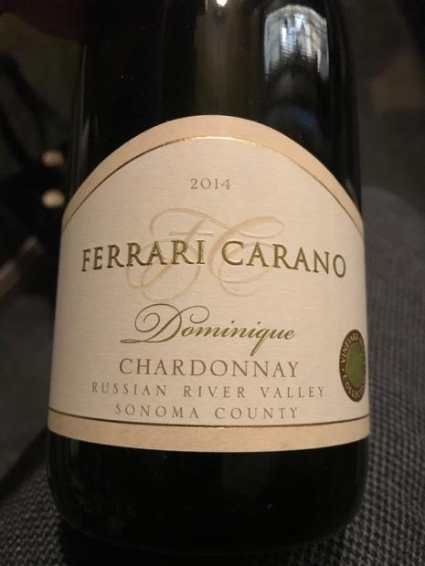 2014 Ferrari-Carano Chardonnay Dominique, USA, California, Sonoma County, Russian River Valley ...