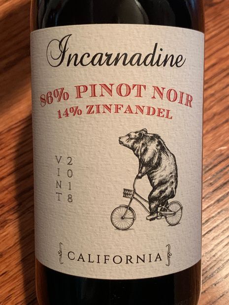 2017 Incarnadine Pinot Noir Pinot Noir - Zinfandel, USA, California ...