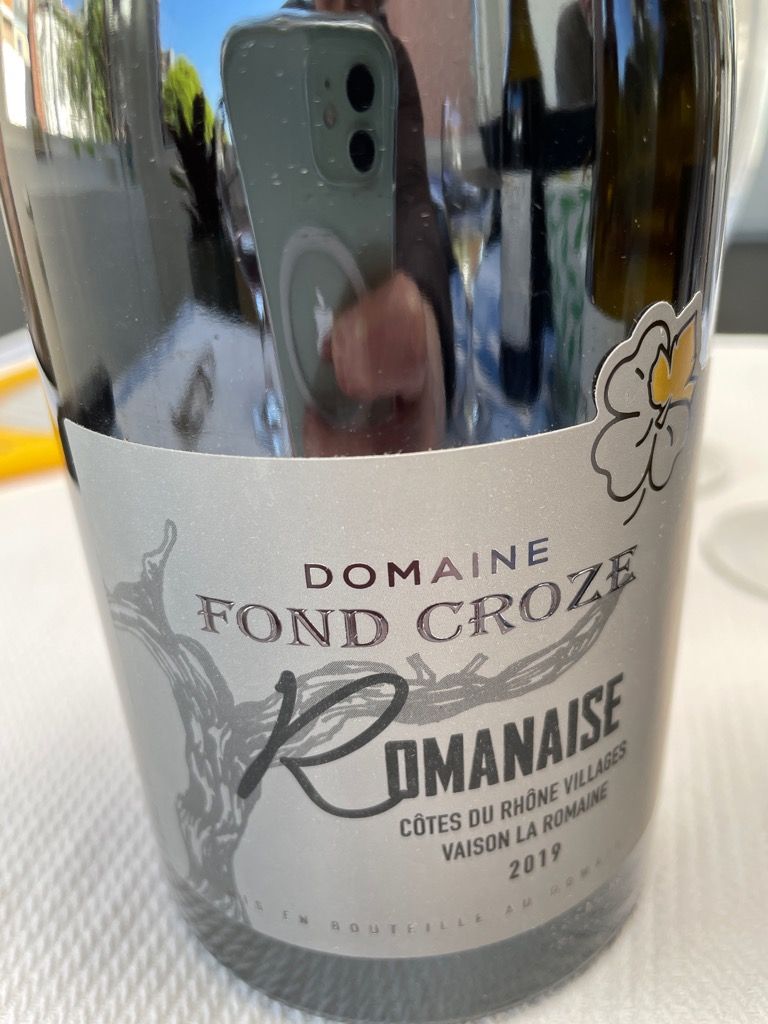 2019 Domaine Fond Croze Côtes du Rhône Villages Cuvée Romanaise France Rhône Southern Rhône