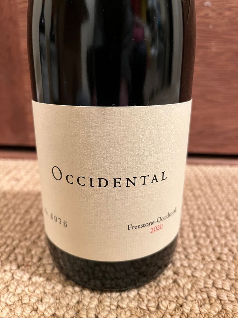 2020 Occidental Pinot Noir Freestone Occidental CellarTracker