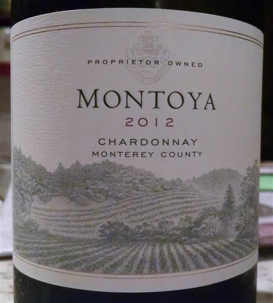 2012 Montoya Vineyards Chardonnay, USA, California, Central Coast ...