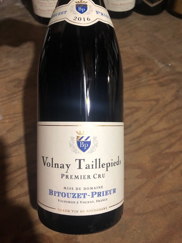 2016 Domaine Bitouzet-Prieur Volnay 1er Cru Taillepieds 